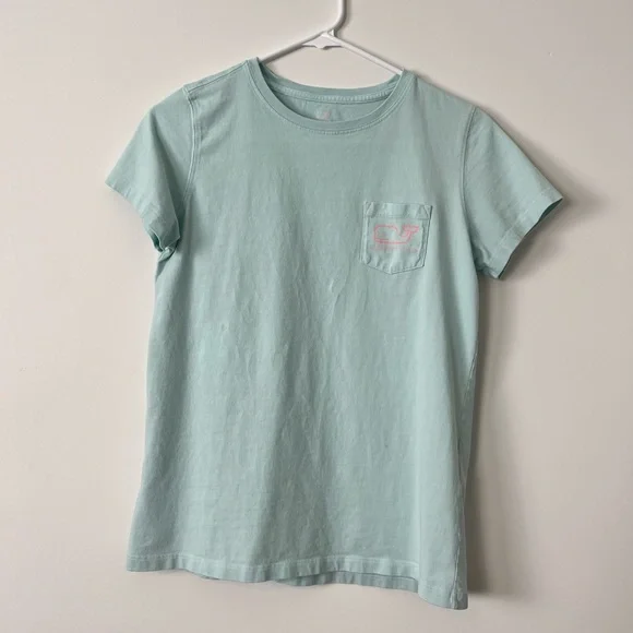 Vineyard Vines Women’s Small Turquoise T-Shirt - Picture 2 of 4